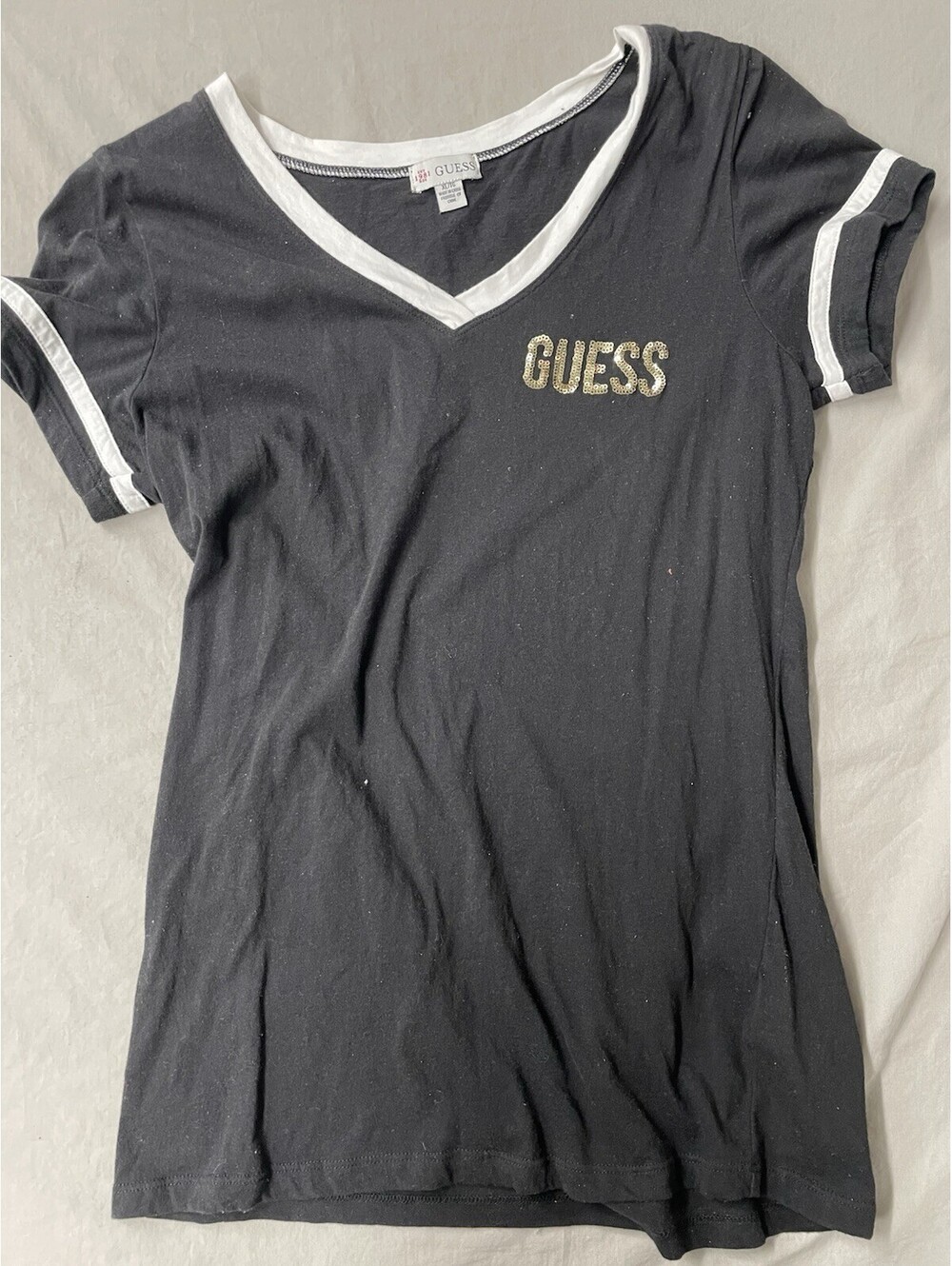 Vintage Guess Women’s Shirt Size XL black